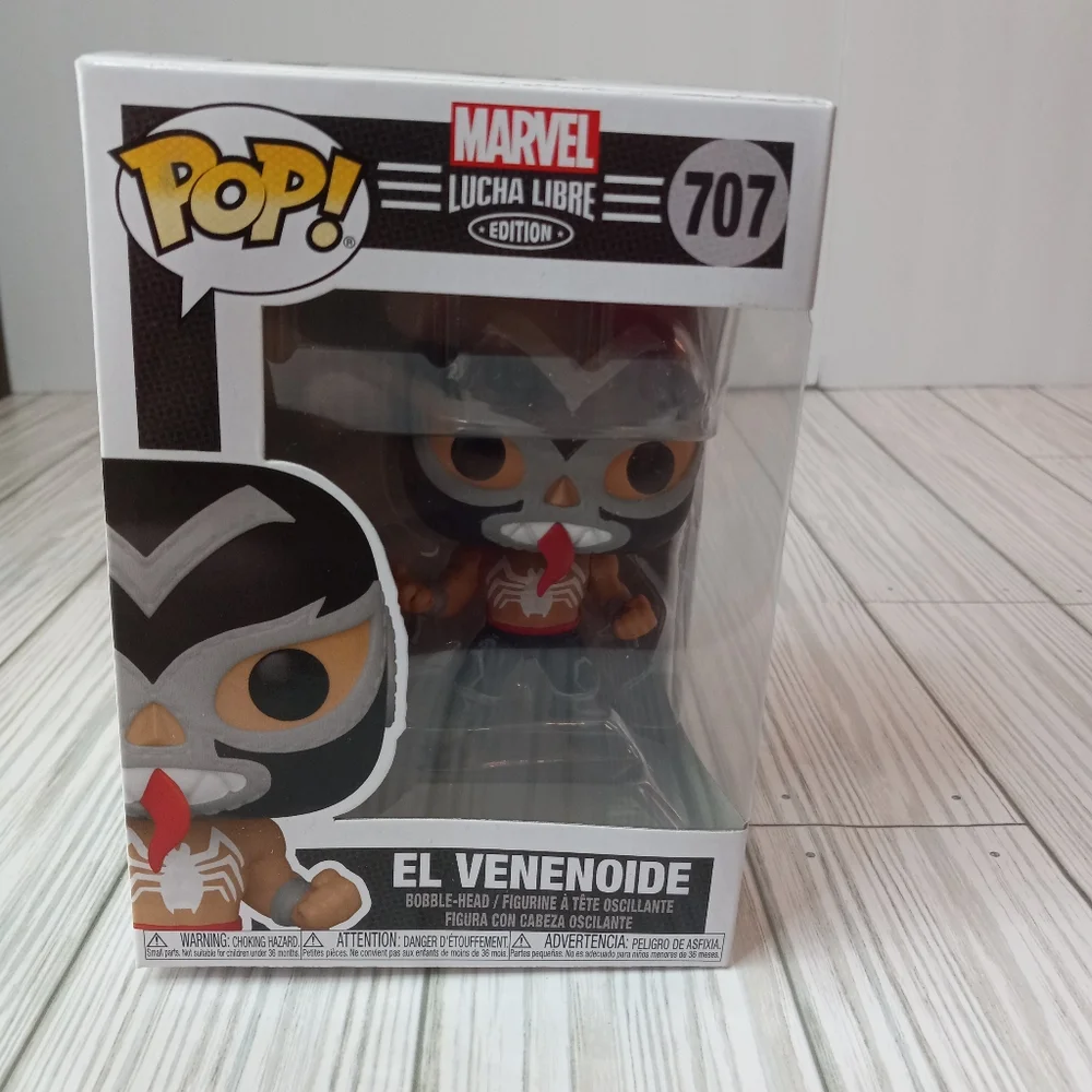Funko Pop! Marvel Lucha Libre Venom El Venonoide #707 Bobble Head